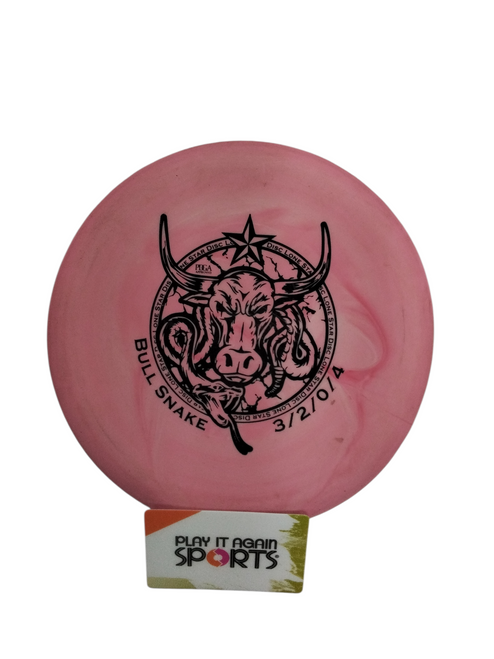 Vist Large View of Product Image Which is Used Lone Star Disc BULLSNAKE Disc Golf Putter Pink