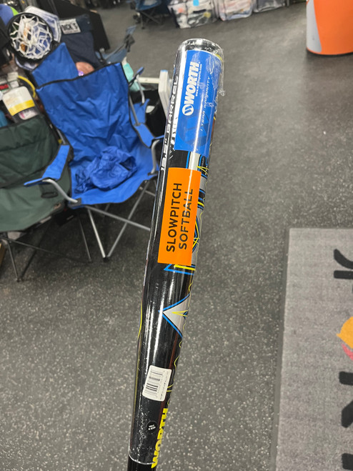 Vist Large View of Product Image Which is Used Worth WAMPCA BB/SB Slowpitch Bat 34"