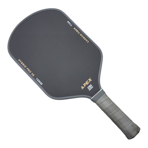 Vist Large View of Product Image Which is Used APEX HYBRID PRO 3K Pickleball Racquet Black