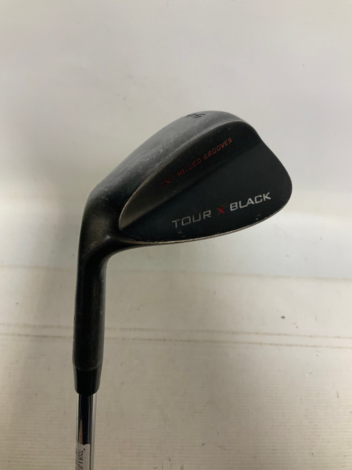 Vist Large View of Product Image Which is Used TOUR X JET BLACK Golf Wedge Mens LH 56 Degree