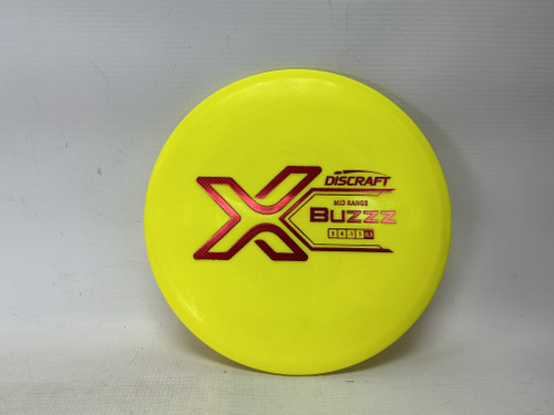 Vist Large View of Product Image Which is Used Discraft BUZZZ Disc Golf Mid Range Yellow