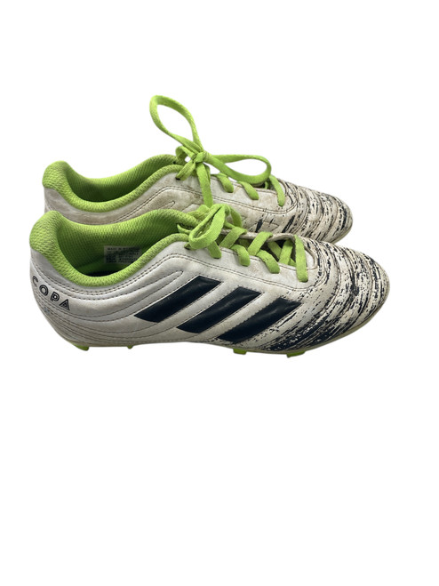 Vist Large View of Product Image Which is Used Adidas Soccer Cleats White Junior 03