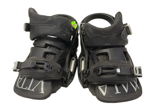 Vist Large View of Product Image Which is Used Burton MALAVITA Mens Snowboard Bindings Black MD