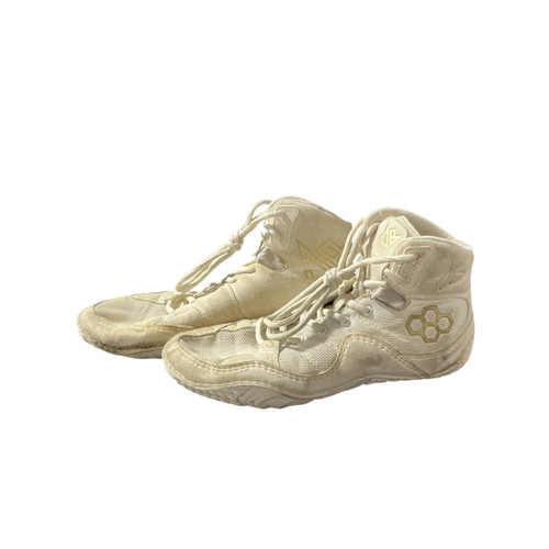 Vist Large View of Product Image Which is Used Rudis Wrestling Shoes White Senior 6