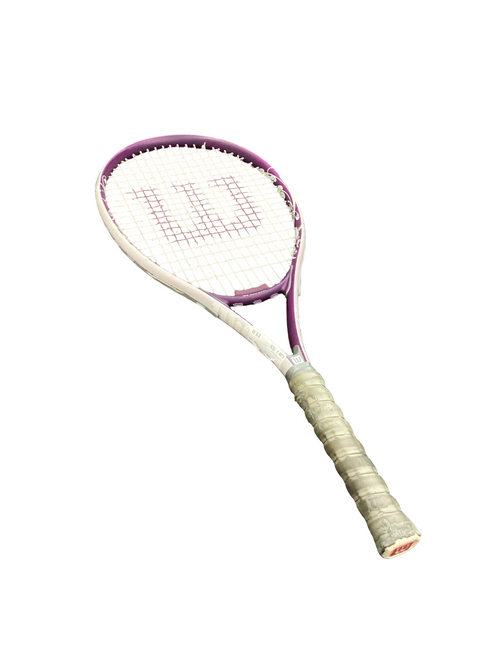 Vist Large View of Product Image Which is Used Wilson HOPE Womens Tennis Racquet Purple 4 1/8"