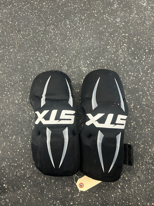 Vist Large View of Product Image Which is Used STX STINGER Lacrosse Arm Pads/Guards Black LG