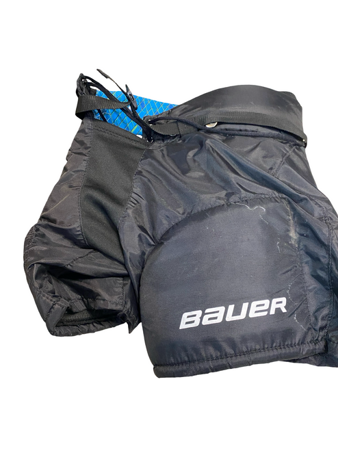 Vist Large View of Product Image Which is Used Bauer BLACK AND BLUE Youth Pant Black MD