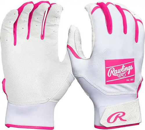 Vist Large View of Product Image Which is New RAWLINGS CLOUT BG-WHITE/PINK-T-BALL