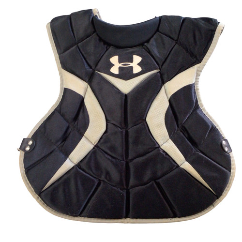 Vist Large View of Product Image Which is Used Under Armour UACP2-SRVS Catchers Chest Protector Black Intermed
