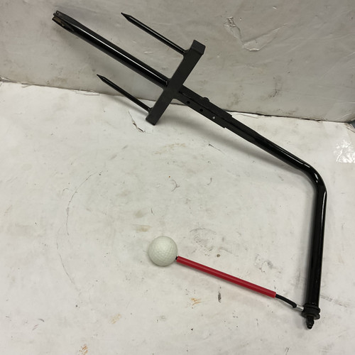 Vist Large View of Product Image Which is Used SKLZ Pure Path Golf Swing Aid Black And Red