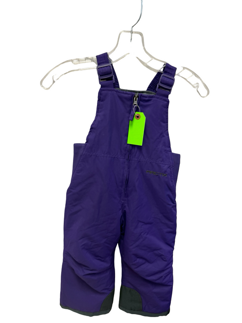 Vist Large View of Product Image Which is Used Arctix 5K Youth Snow Bibs Purple 3T