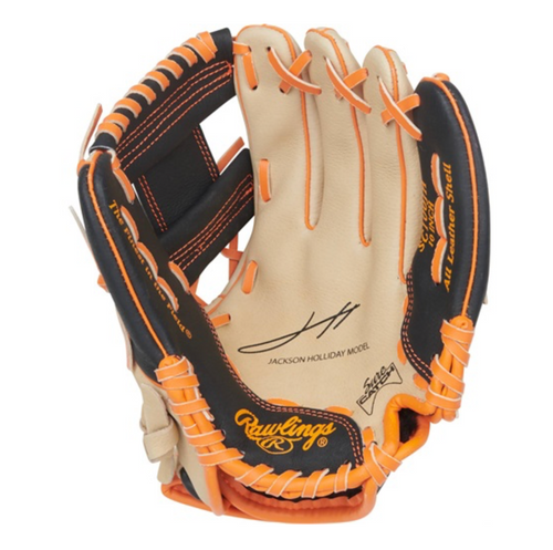 Vist Large View of Product Image Which is New Rawlings SURE CATCH SERIES JACKSON HOLIDAY BB/SB Glove RH Throw None 10"