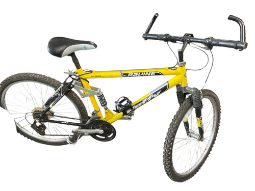 Vist Large View of Product Image Which is Used Huffy RAVINE Hybrid/City Bike Mens Yellow 54-55cm - MD Frame