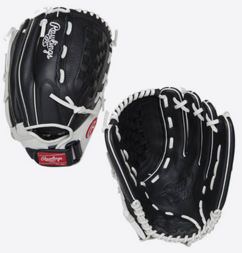 Vist Large View of Product Image Which is New Rawlings SHUT OUT SERIES RH Throw Fastpitch Gloves None 12"