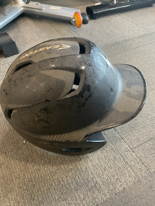Vist Large View of Product Image Which is Used Easton GRIP 2TONE BATTING HELMET Batting Helmet No Mask Black S/M