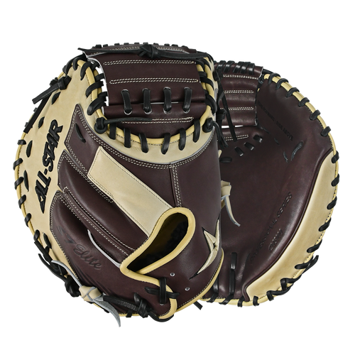Vist Large View of Product Image Which is All Star S7 Elite Catcher's Mitt 33" Coffee/Black #CM5000-PTF-RHT-COF