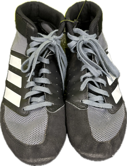 Vist Large View of Product Image Which is Used Adidas Wrestling Shoes Black Senior 9
