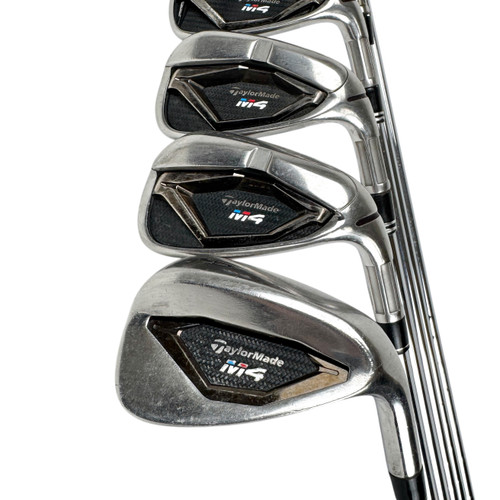 Vist Large View of Product Image Which is Used Taylormade M4 Men's RH Iron Set 6I-AW Regular Flex Steel Shaft