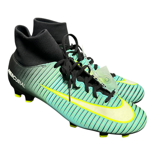 Vist Large View of Product Image Which is Used Nike MERCURIAL Soccer Cleats Teal Senior 8