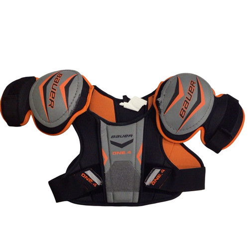 Vist Large View of Product Image Which is Used Bauer ONE 40 Junior Shoulder Pads LG