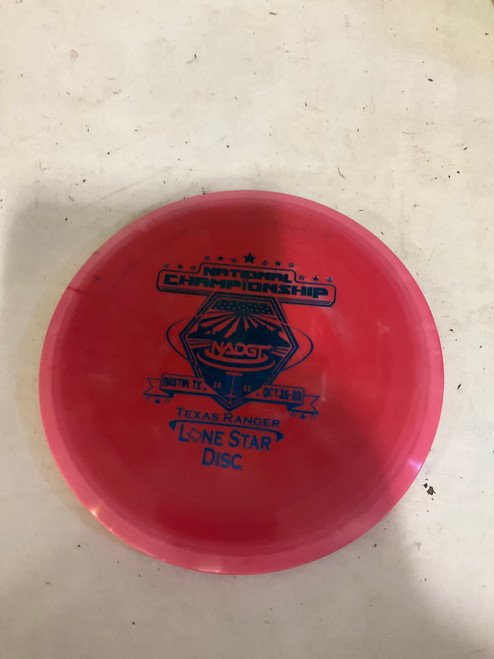 Vist Large View of Product Image Which is Used Lone Star Disc TEXAS RANGER Disc Golf Mid Range Red