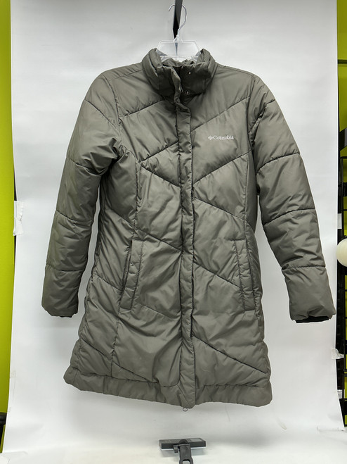 Vist Large View of Product Image Which is Used Columbia Outerwear Heavy Jacket W Grey SM