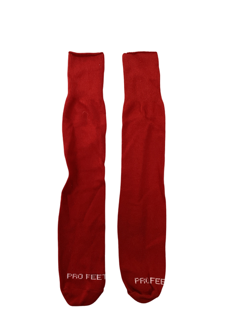 Vist Large View of Product Image Which is Used Pro Feet BASEBALL SOCKS Red MD