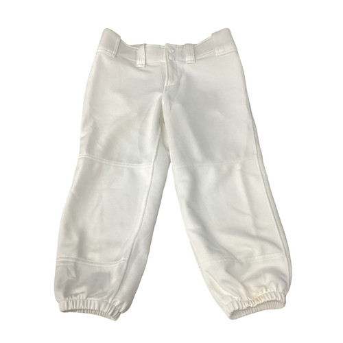 Vist Large View of Product Image Which is Used Mizuno SOFTBALL PANTS BB/SB Pant Girls White LG