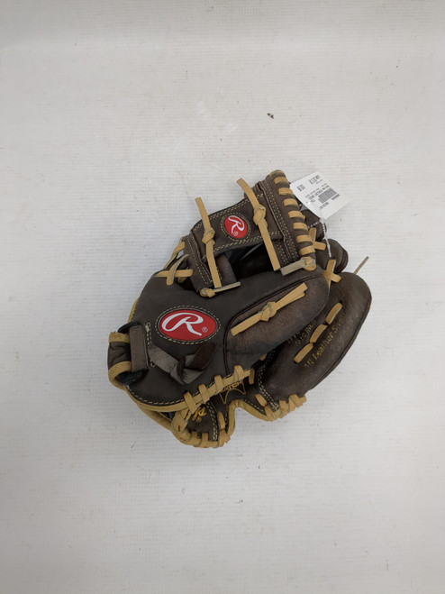 Vist Large View of Product Image Which is Used Rawlings HIGHLIGHT SERIES BB/SB Glove RH Throw Brown 10 1/2"