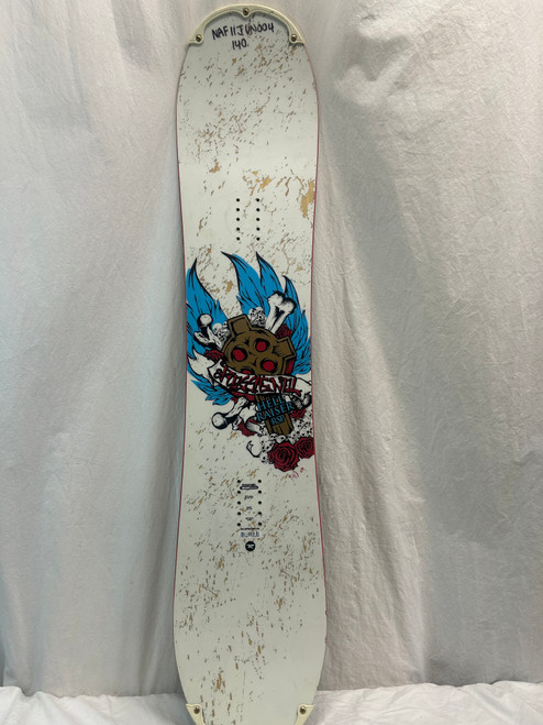 Vist Large View of Product Image Which is Used Rossignol HELL RAISER Mens Snowboard Only White 140 cm
