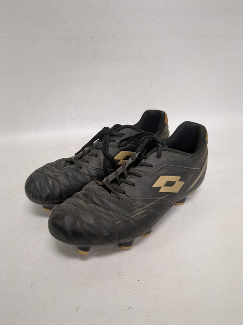 Vist Large View of Product Image Which is Used Lotto Soccer Cleats Black Senior 7.5