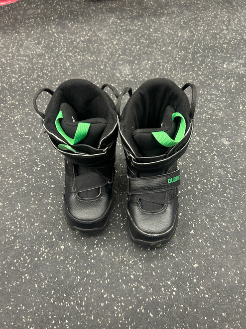 Vist Large View of Product Image Which is Used Burton PROGRESSION Boys Snowboard Boots Black Youth 13.0