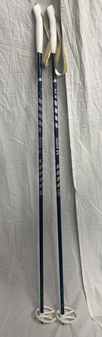 Vist Large View of Product Image Which is Used Swix XC SKI POLES Womens XC Ski Poles Navy Blue 125 cm / 50 in
