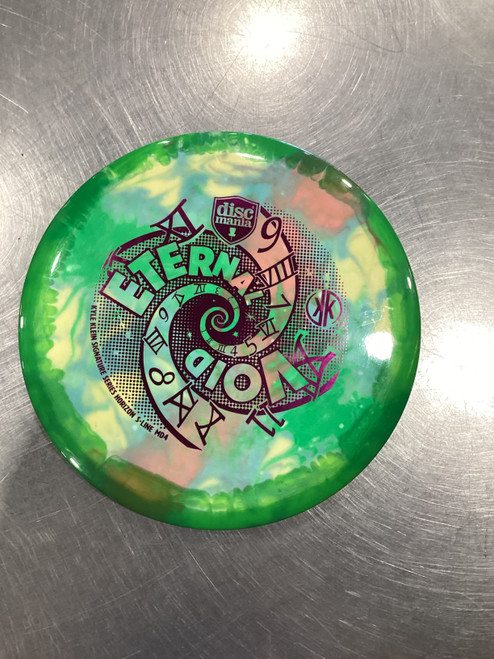 Vist Large View of Product Image Which is Used Discmania ETERNAL VOID Disc Golf Mid Range Green