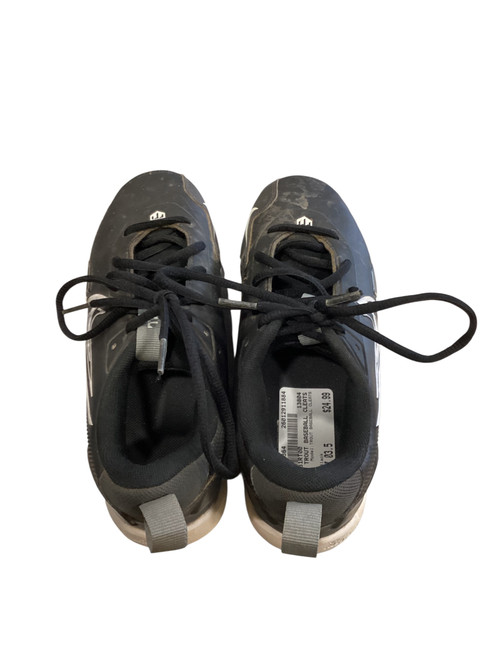 Vist Large View of Product Image Which is Used Nike TROUT BASEBALL CLEATS BB/SB Cleats Black Junior 03.5