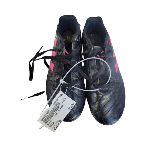 Vist Large View of Product Image Which is Used Adidas Soccer Cleats Black Junior 02