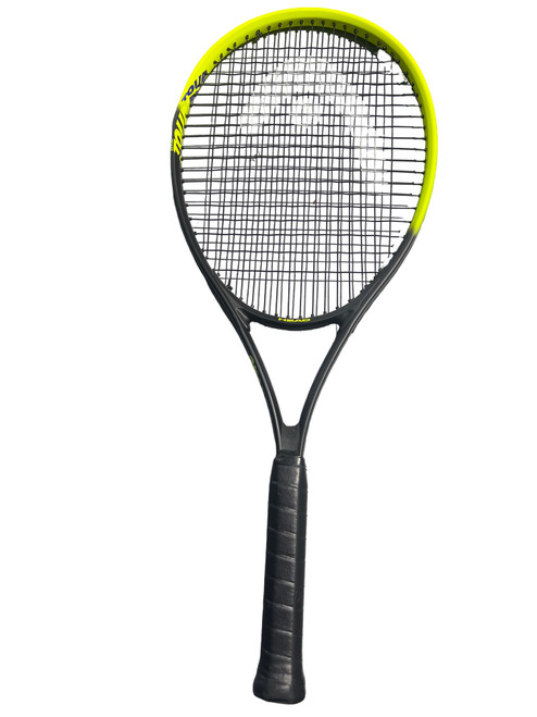 Vist Large View of Product Image Which is Used Head TOUR PRO Adult Tennis Racquet Black 4 1/4"