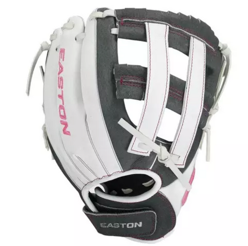 Vist Large View of Product Image Which is New Easton GHOST FLEX YOUTH LH Throw Fastpitch Gloves