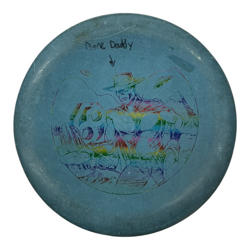 Vist Large View of Product Image Which is Used Discraft PAUL MCBETH LUNA Disc Golf Putter Carolina Blue 174g