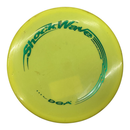 Vist Large View of Product Image Which is Used DGA SHOCKWAVE Disc Golf Mid Range Yellow 173g