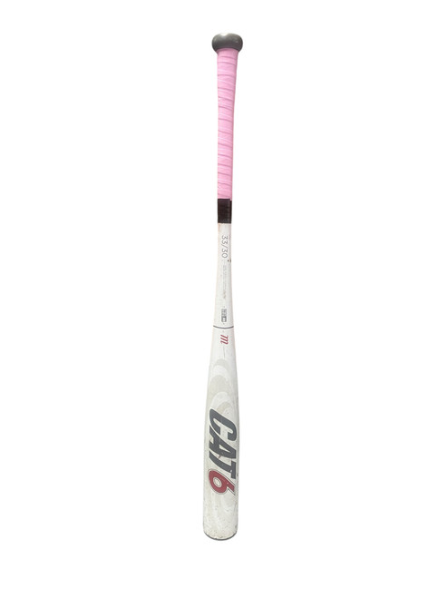 Vist Large View of Product Image Which is Used Marucci CAT 6 33/30OZ BB/SB High School -3 Bat 33"