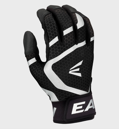 Vist Large View of Product Image Which is New Easton MAV GT BB/SB Batting Gloves Black XL