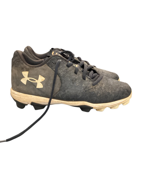 Vist Large View of Product Image Which is Used Under Armour SOFTBALL CLEATS 6Y BB/SB Cleats Black Senior 6