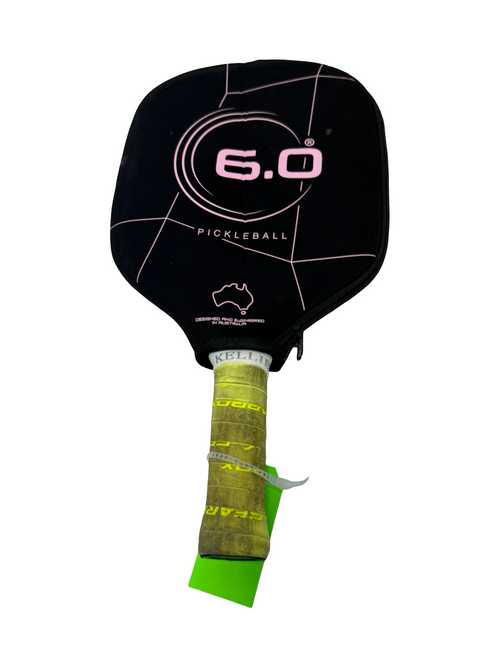 Vist Large View of Product Image Which is Used SixZero 6.0 DOUBLE BLACK DIAMOND RC16mm Pickleball Paddle Pink