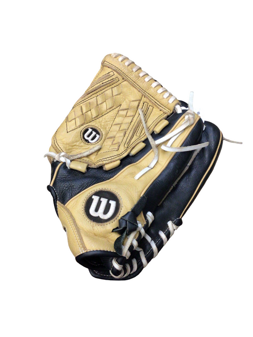 Vist Large View of Product Image Which is Used Wilson SIREN BB/SB Glove RH Throw Brown 12 1/2"