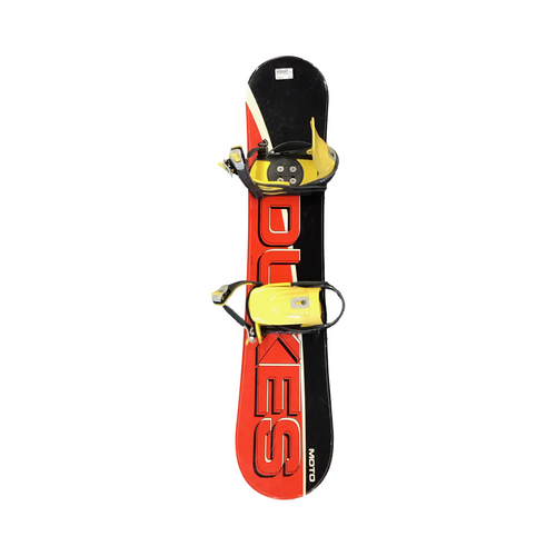 Vist Large View of Product Image Which is Used Duke MOTO SPITFIRE Mens Board/Bindings Red 138 cm