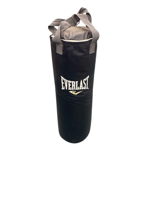 Vist Large View of Product Image Which is Used Everlast 80LB BAG Boxing Heavy Bag Black 80 lb