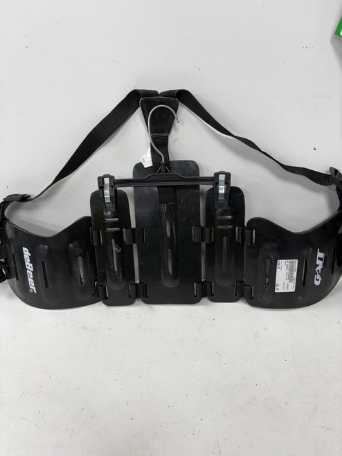 Vist Large View of Product Image Which is Used DeBeer GAIT Lacrosse Rib Pads Black XS