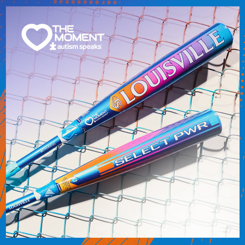 Vist Large View of Product Image Which is NEW LOUISVILLE SLUGGER 2026 Select PWR Love the Moment BBCOR Baseball Bat