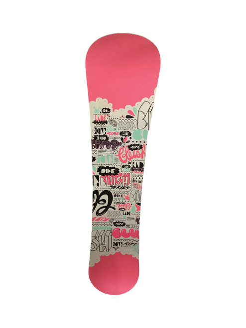 Vist Large View of Product Image Which is Used Ride BLUSH Girls Snowboard Only Pink 130 cm